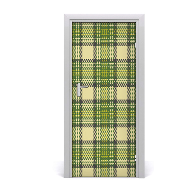Adesivo per porta Griglia verde