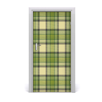 Adesivo per porta Griglia verde