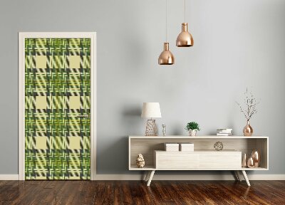 Adesivo per porta Griglia verde