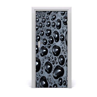 Poster adesivo per porta Gocce d'acqua