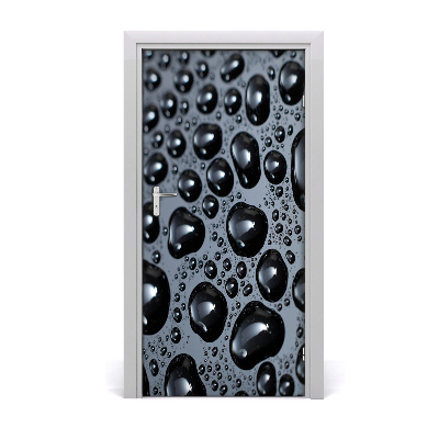 Poster adesivo per porta Gocce d'acqua
