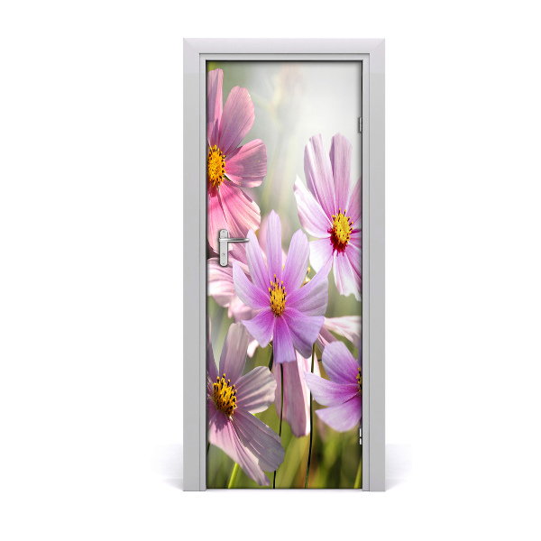 Adesivo per porta Fiori di campo