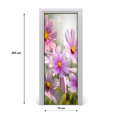 Adesivo per porta Fiori di campo