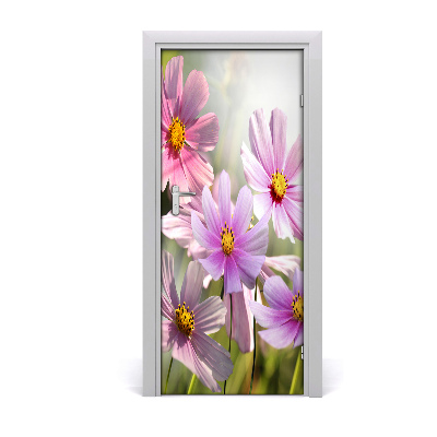 Adesivo per porta Fiori di campo