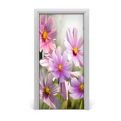 Adesivo per porta Fiori di campo
