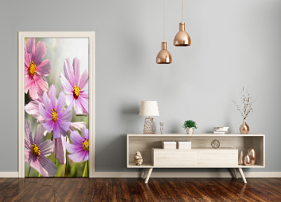 Adesivo per porta Fiori di campo