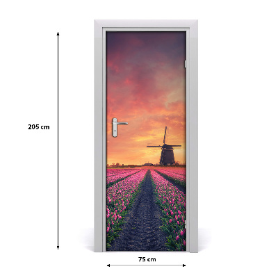 Rivestimento Per Porta Campo di tulipano