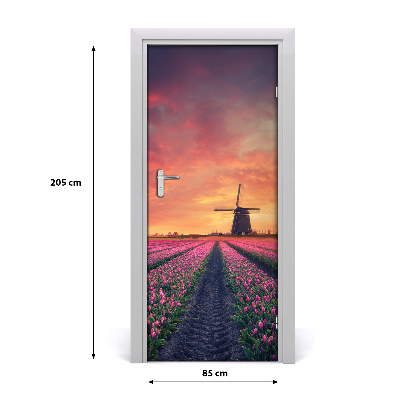 Rivestimento Per Porta Campo di tulipano
