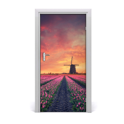 Rivestimento Per Porta Campo di tulipano