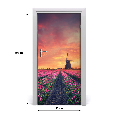 Rivestimento Per Porta Campo di tulipano