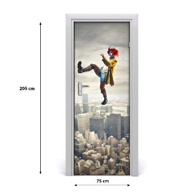 Rivestimento Per Porta Clown sulla corda