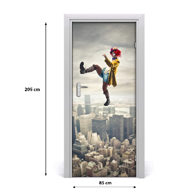 Rivestimento Per Porta Clown sulla corda