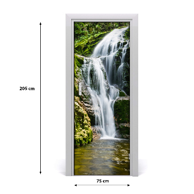 Poster adesivo per porta Paesaggi a cascata