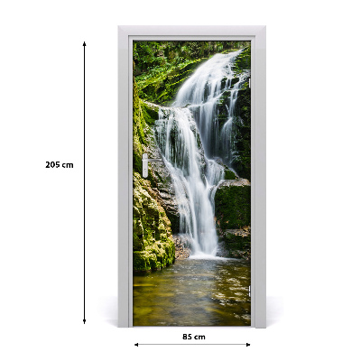 Poster adesivo per porta Paesaggi a cascata