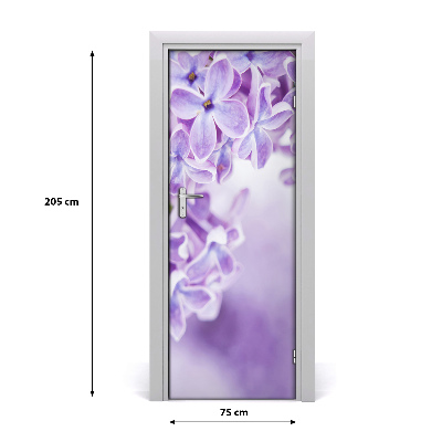Sticker porta Fiori lilla