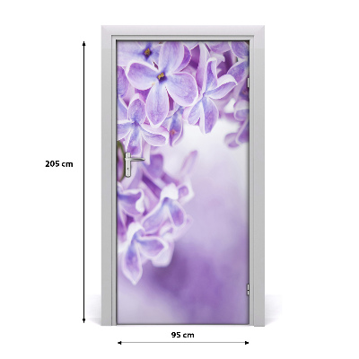Sticker porta Fiori lilla