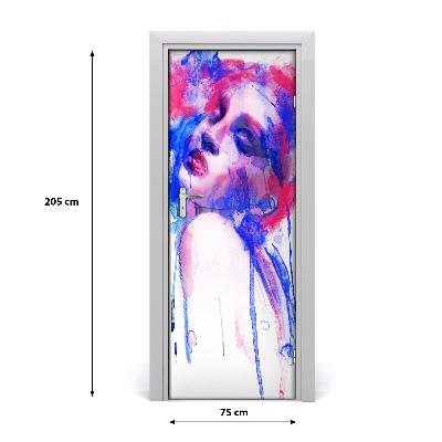 Rivestimento Per Porta Donna di astrazione