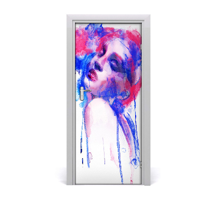 Rivestimento Per Porta Donna di astrazione