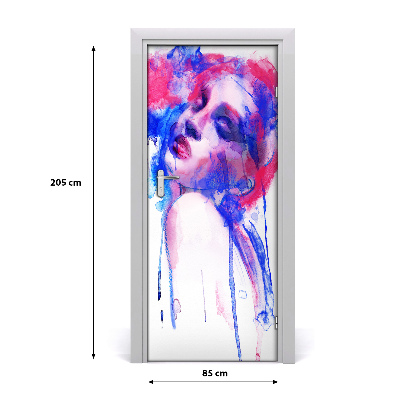 Rivestimento Per Porta Donna di astrazione