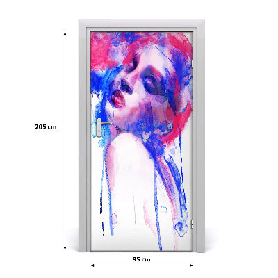 Rivestimento Per Porta Donna di astrazione