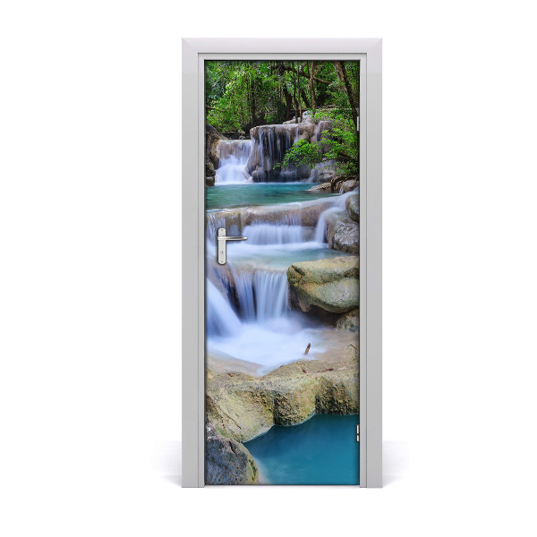 Adesivo per porta Thailandia cascata