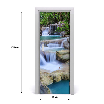 Adesivo per porta Thailandia cascata