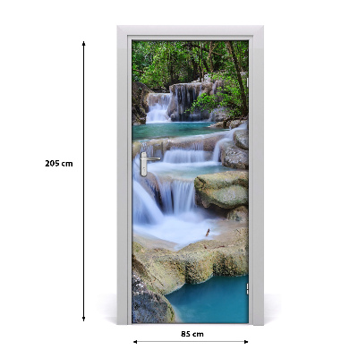 Adesivo per porta Thailandia cascata
