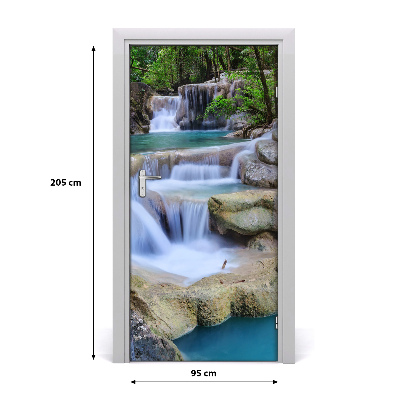 Adesivo per porta Thailandia cascata