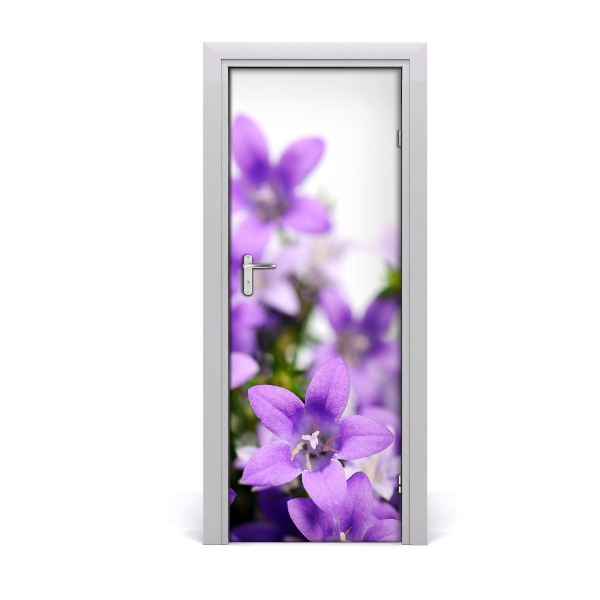 Adesivo per porta Campane viola