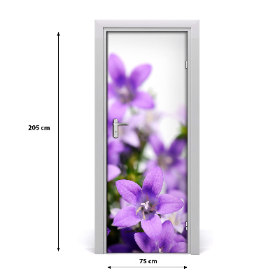 Adesivo per porta Campane viola