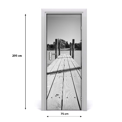 Rivestimento Per Porta Molo di legno