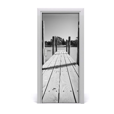 Rivestimento Per Porta Molo di legno