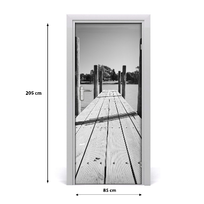 Rivestimento Per Porta Molo di legno