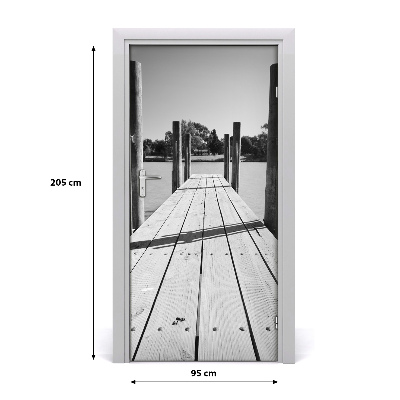 Rivestimento Per Porta Molo di legno