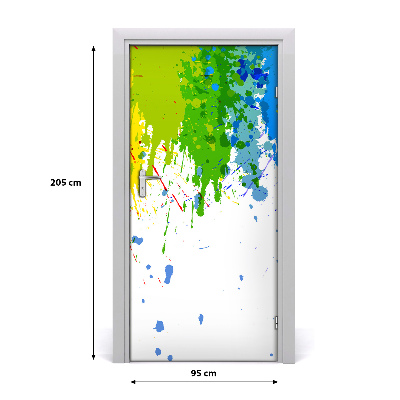 Rivestimento Per Porta Rainbow astratto