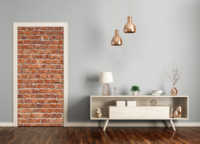 Adesivo per porta interna Muro di mattoni