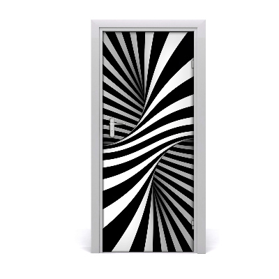 Adesivo per porta Vortex di astrazione