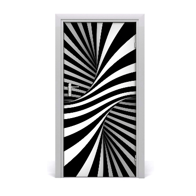 Adesivo per porta Vortex di astrazione