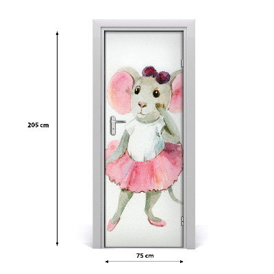 Sticker porta Topo ballerina