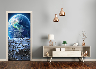 Adesivo per porta Pianeta Terra