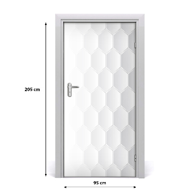 Adesivo per porta Sfondo geometrico