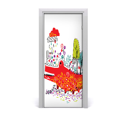 Sticker porta Coccodrillo