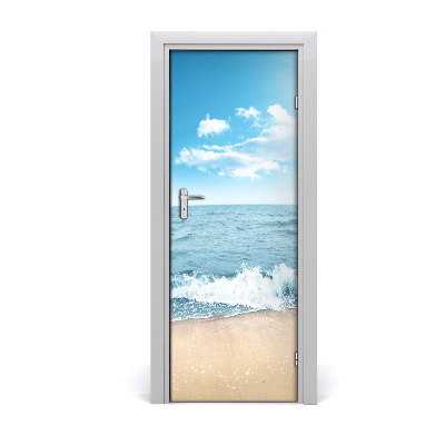 Adesivo per porta Spiaggia e mare