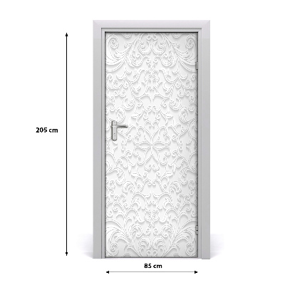 Adesivo per porta ornamenti domestici