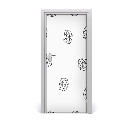 Adesivo per porta Modello astratto