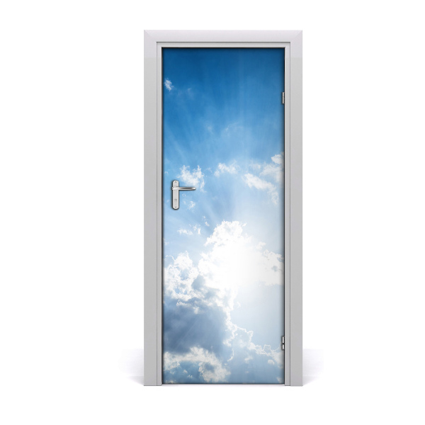 Adesivo per porta Nuvole nel cielo