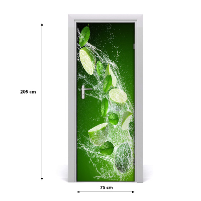 Adesivo per porta Lime