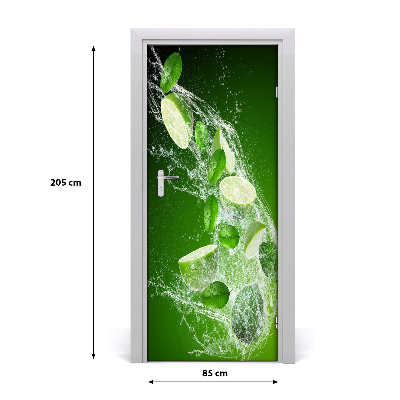 Adesivo per porta Lime