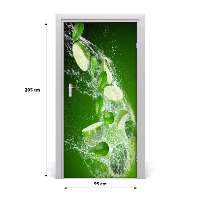 Adesivo per porta Lime
