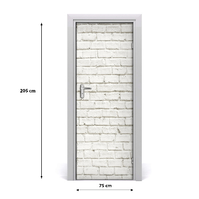 Adesivo per porta interna Muro di mattoni
